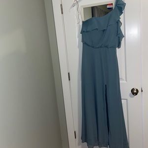 MoriLee Deep Sea Bridesmaid Dress